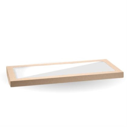 Biopak Box Lid Catering Window Large  - 50PC