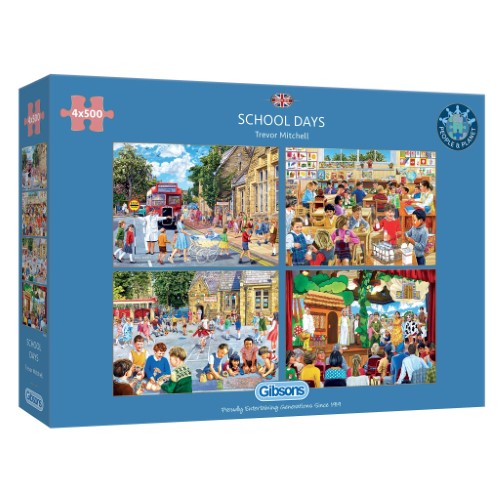 Gibsons: School Days (4X500PC)