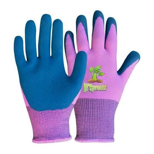 Lil Sprouts Childrens Glove 4 - 7 Yrs Red Or Blue Foam Latex With Knit Wrist