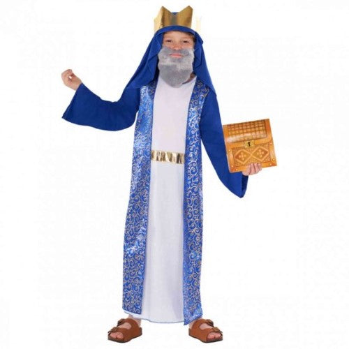 Costume Nativity King Blue Child's 4-6 Years