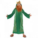 Costume Nativity King Green Child's 7-9 Years