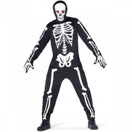 Costume Skeleton Jumpsuit Men's XX-Large