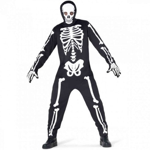 Costume Skeleton Jumpsuit Men's Large