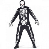 Costume Skeleton Jumpsuit Men's Medium