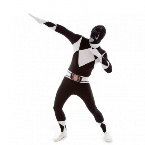 Costume Black Power Rangers Morphsuit Adult XX-Large