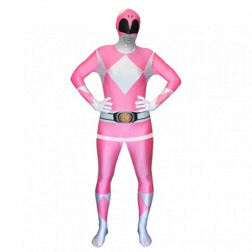 Costume Pink Power Rangers Morphsuit Women's Size 24-26