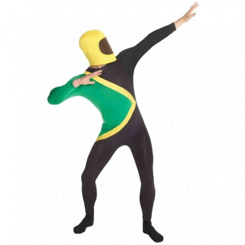 Costume Jamaican Morphsuit Adult X-Large