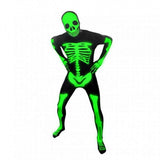 Costume Glow Skeleton Morphsuit Adult Medium