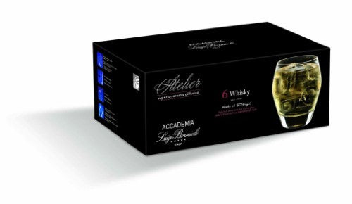 Luigi Bormioli Atelier Water / Whiskey Tumbler 340ml - Set of 6