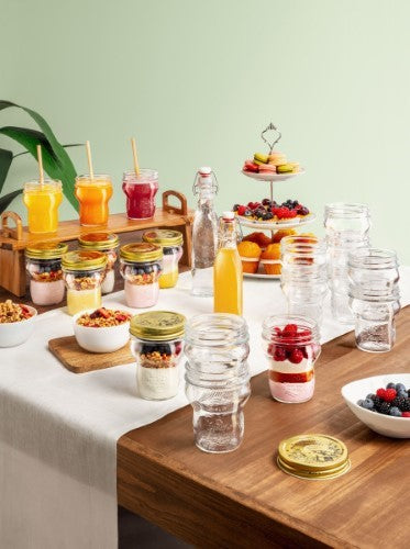 Bormioli Rocco Jar 380ml with Lid - Set of 12