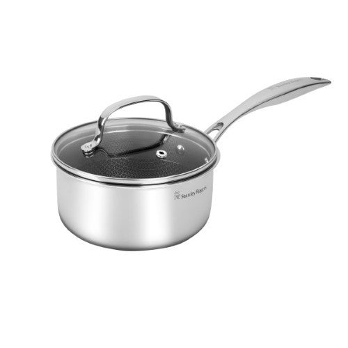 Stanley Rogers SR-Matrix Non-stick Saucepan with Glass Lid 16cm / 1.7L