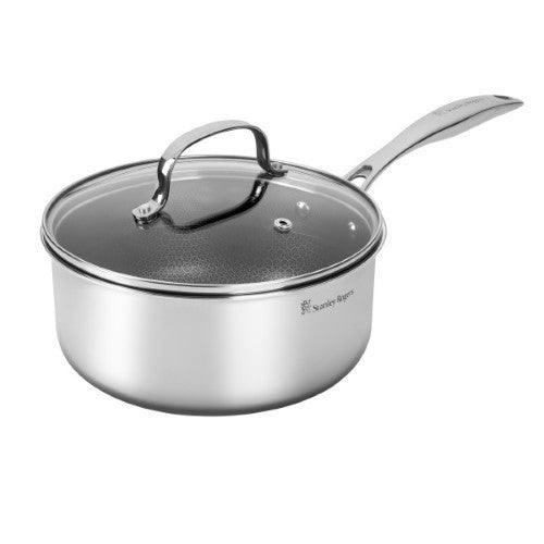Stanley Rogers SR-Matrix Non-stick Saucepan with Glass Lid 20cm / 3.0L