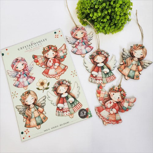 Pop Out Ornament - Angels Set (21 x 29.5 x 0.3cm)