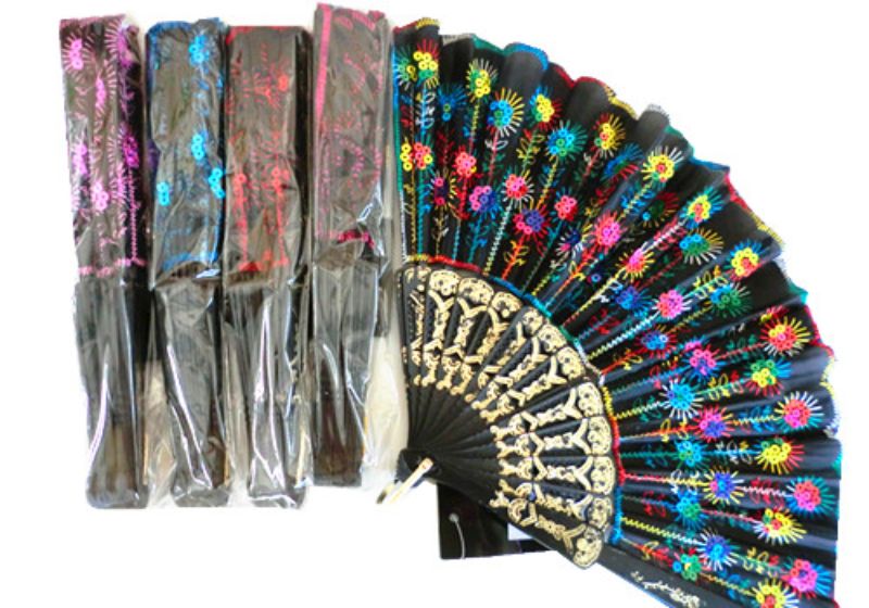 Fan - Glitter (Set of 12 Assorted)