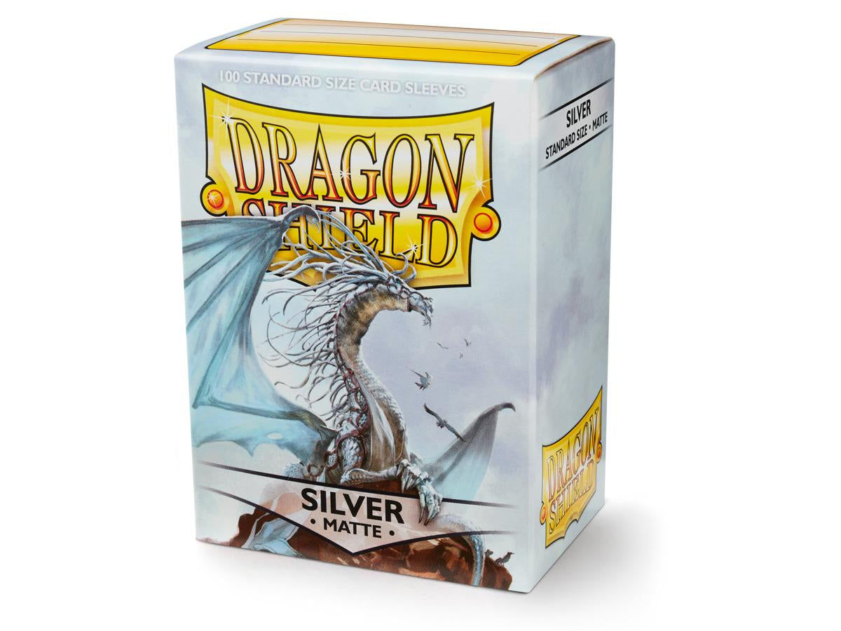 Dragon Shield Matte Card Sleeves - Silver