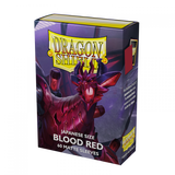 Dragon Shield: Japanese Size Sleeves  - Matte  - Blood Red