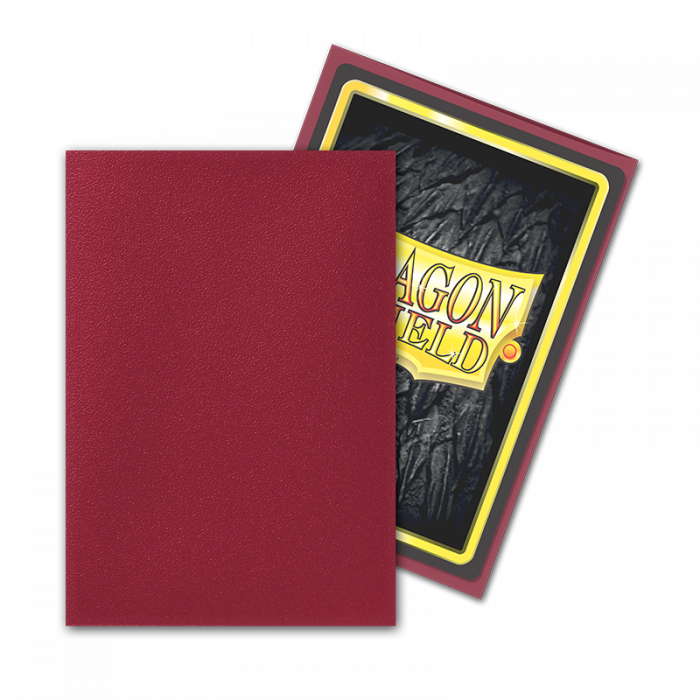 Dragon Shield: Japanese Size Sleeves  - Matte  - Blood Red