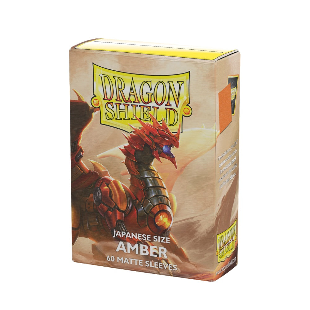 Dragon Shield: Japanese Size Sleeves  - Matte  - Amber