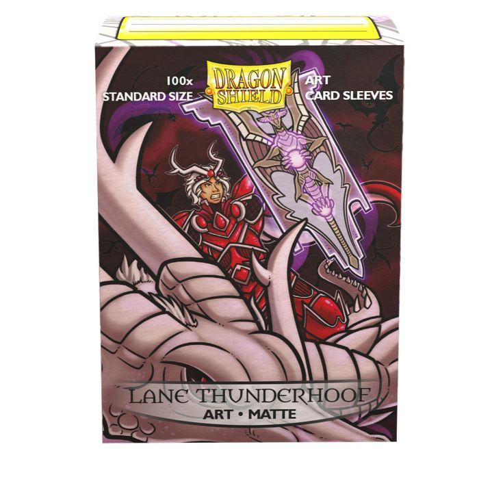 Dragon Shield: Sleeves  - Matte Art  - Lane Thunderhoof Portrait