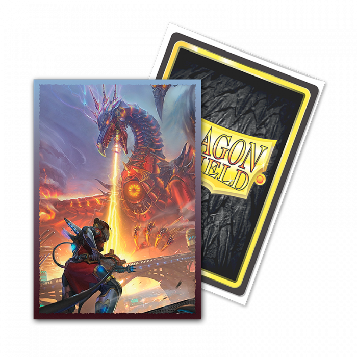 Dragon Shield: Japanese Size Sleeves  - Brushed Art  - Bolt Reaper
