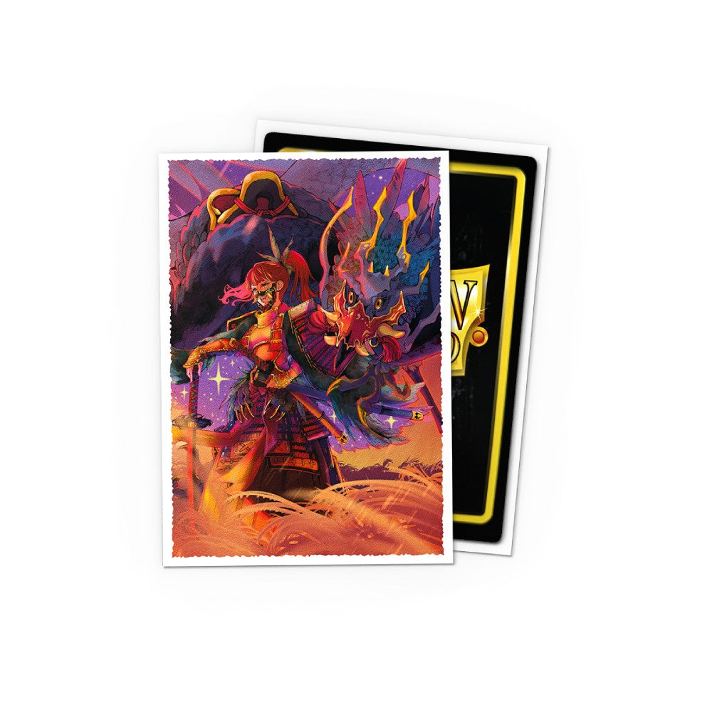 Dragon Shield: Japanese Size Sleeves  - Matte Art  - The Fallen