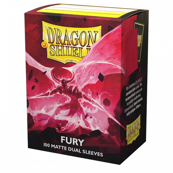 Dragon Shield: Sleeves  - Matte Dual  - Fury (Alaric, Crimson King)