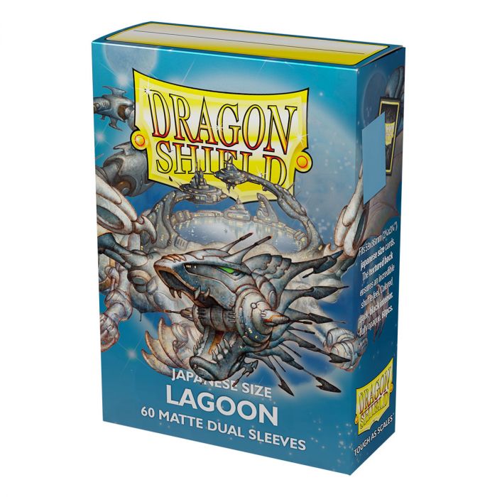 Dragon Shield Japanese Size Sleeves - Matte Dual - Lagoon (Saras)