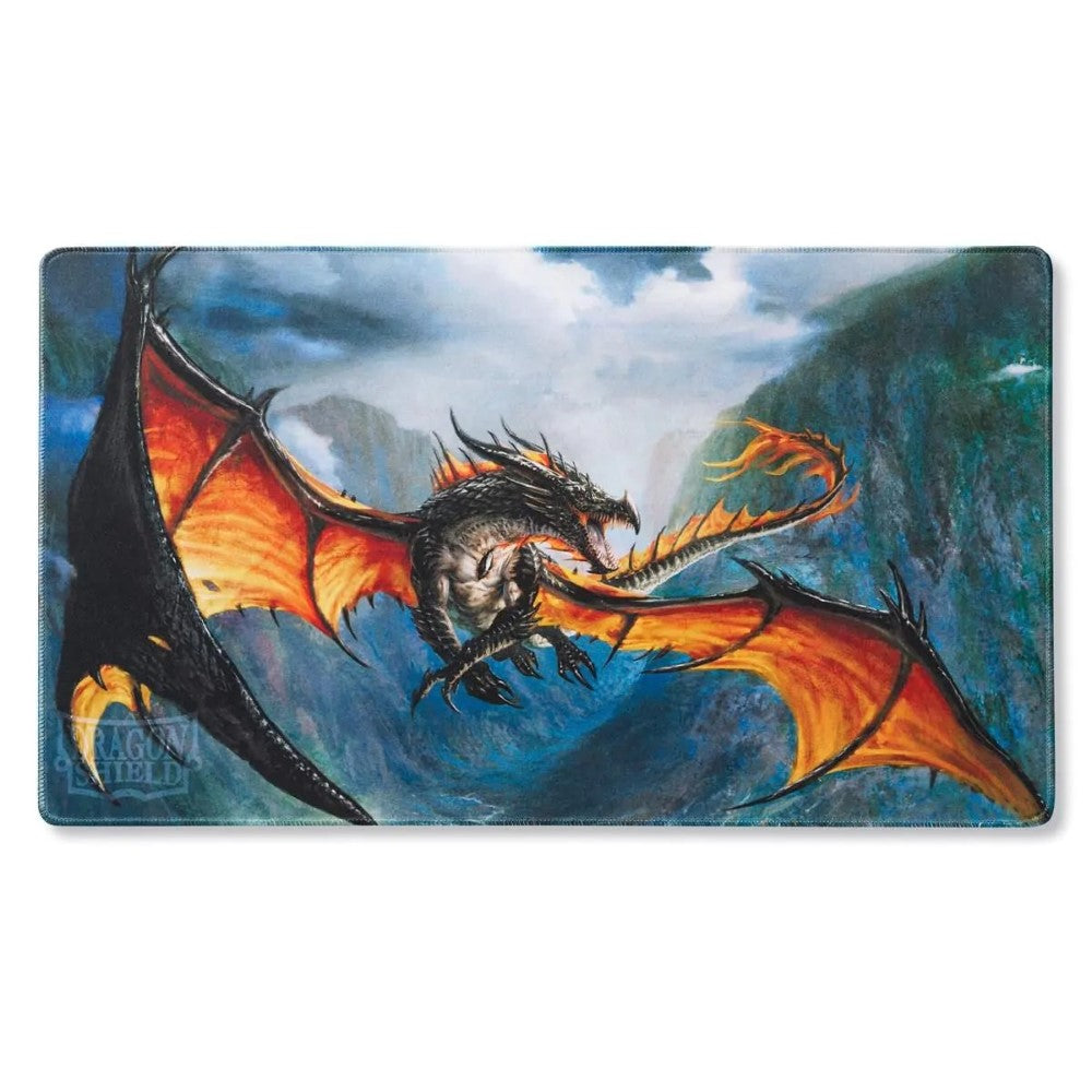 Dragon Shield: Playmat  - Case & Coin  - Black (Amina, Harbinger of Destiny)