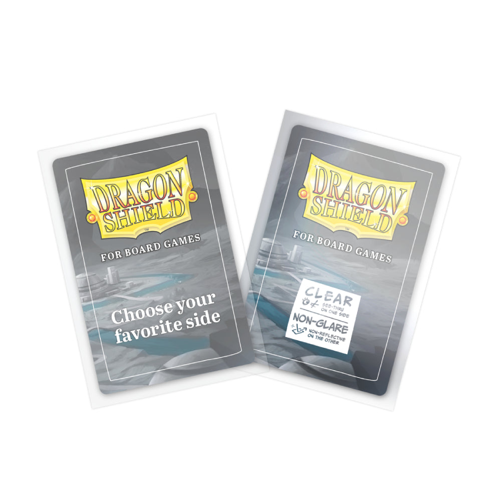 Dragon Shield: Board Game Sleeves  - Clear Non-Glare  - European Mini