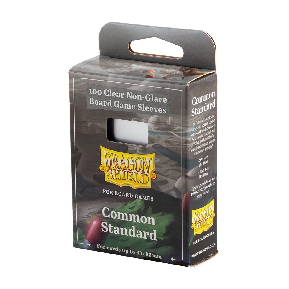 Dragon Shield: Board Game Sleeves - Clear Non-Glare - Common Standard