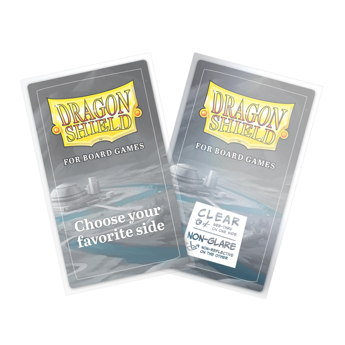Dragon Shield: Board Game Sleeves  - Clear Non-Glare  - Tarot