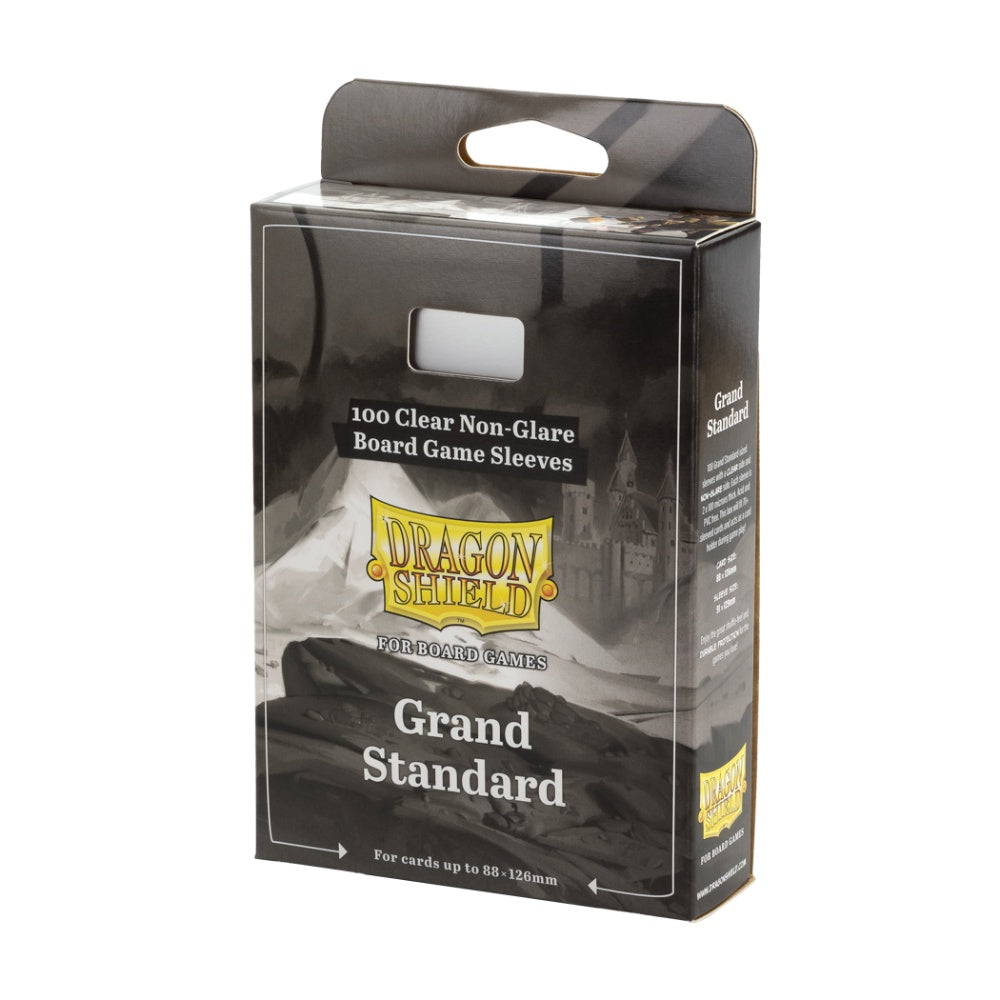 Dragon Shield: Board Game Sleeves  - Clear Non-Glare  - Grand Standard