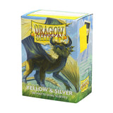Dragon Shield: Sleeves  - Matte Dual  - Yellow & Silver