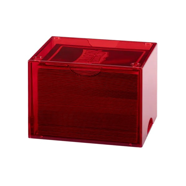 Dragon Shield: Deck Box  - Strongbox  - Clear: Red