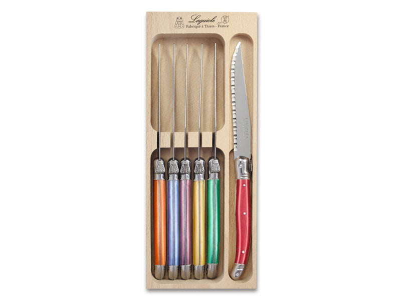 Steak Knives Set of 6 - Andre Verdier - Coloured