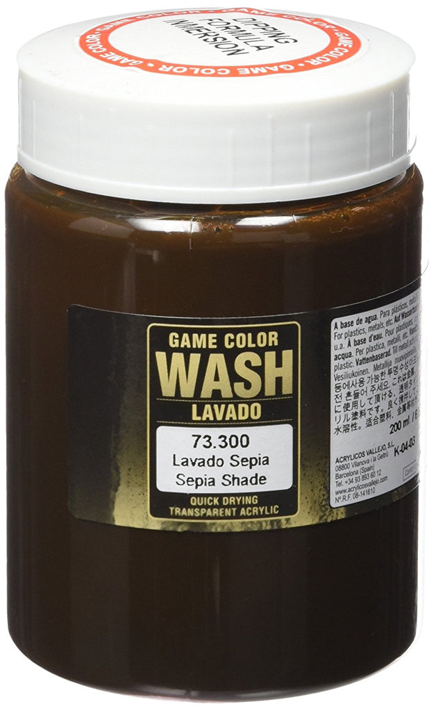 Vallejo - Game Colour - Sepia Wash 200ml - Model Paint