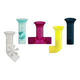 Pipes Bath Toy - Navy/Yellow - Boon