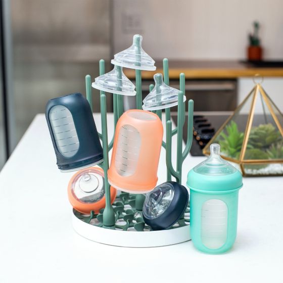 Nursh 8oz Bottle 3pk - Mint Multi - Boon
