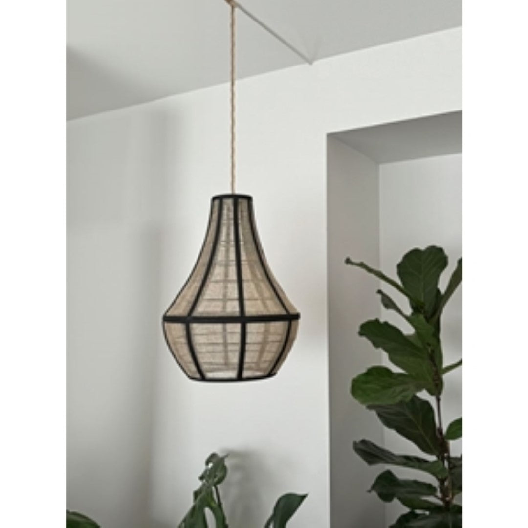 Elegant 40 x 40 x 56cm lamp shade named Lucy, enhancing décor with a warm glow and modern design for any room.