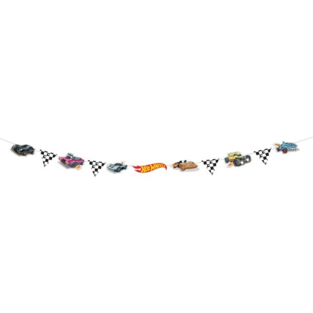 Hot Wheels Garland Banner