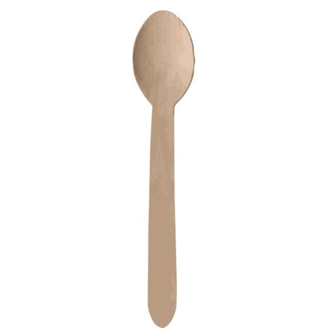 Pack of 20 eco-friendly wooden spoons, perfect for mixing, stirring, and serving in any kitchen environment.