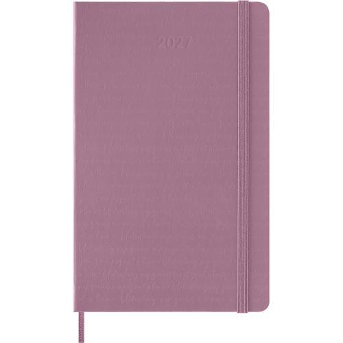 2027 Moleskine Daily Hardcover Large Majestic Pink 12-Month Diary