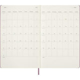 2027 Moleskine Daily Hardcover Large Majestic Pink 12-Month Diary