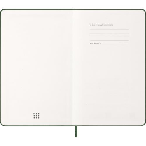 2027 Moleskine Daily Hardcover Large Myrtle Green 12-Month Diary