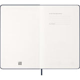 2027 Moleskine Daily Hardcover Large Sapphire Blue 12-Month Diary