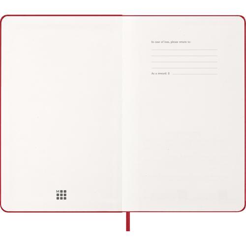 2027 Moleskine Daily Hardcover Large Scarlet Red 12-Month Diary