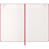 2027 Moleskine Daily Hardcover Large Scarlet Red 12-Month Diary
