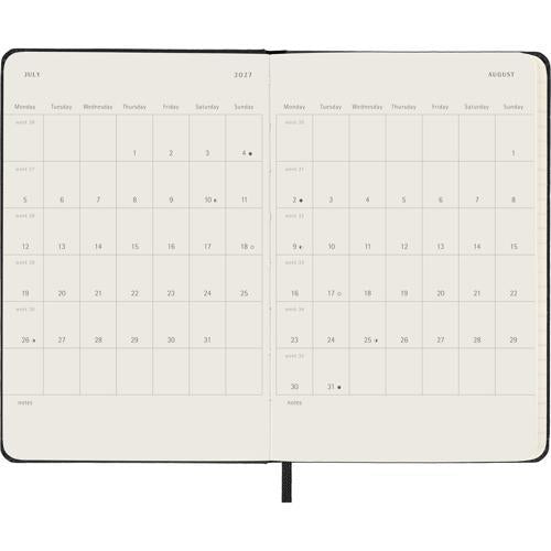 2027 Moleskine Daily Hardcover Pocket Black 12-Month Diary
