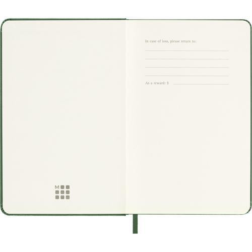 2027 Moleskine Daily Hardcover Pocket Myrtle Green 12-Month Diary