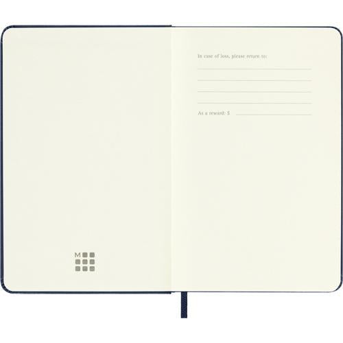2027 Moleskine Daily Hardcover Pocket Sapphire Blue 12-Month Diary